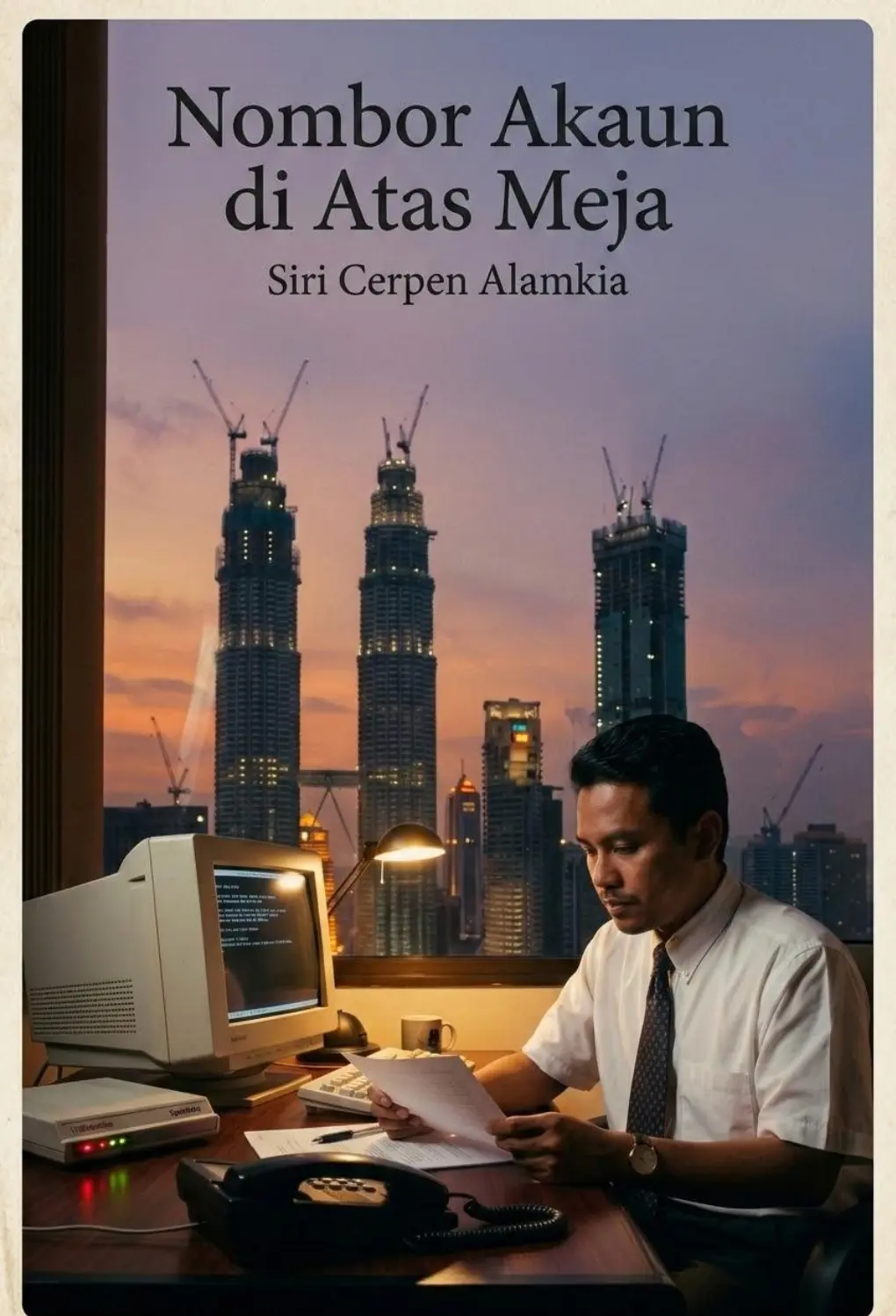 Kulit e-buku Nombor Akaun di Atas Meja